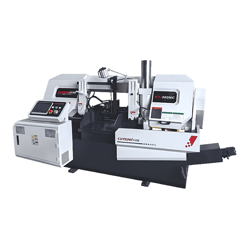 Máy cưa vòng thủy lực cột đôi ngang có độ chính xác cao KT-360NC Máy cưa vòng thủy lực cột đôi ngang có độ chính xác cao KT-360NC